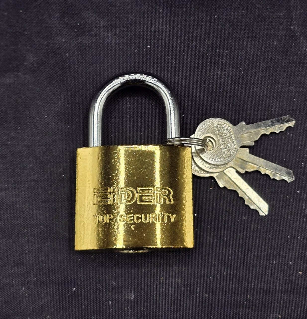 قفل اویز زرد سایز38